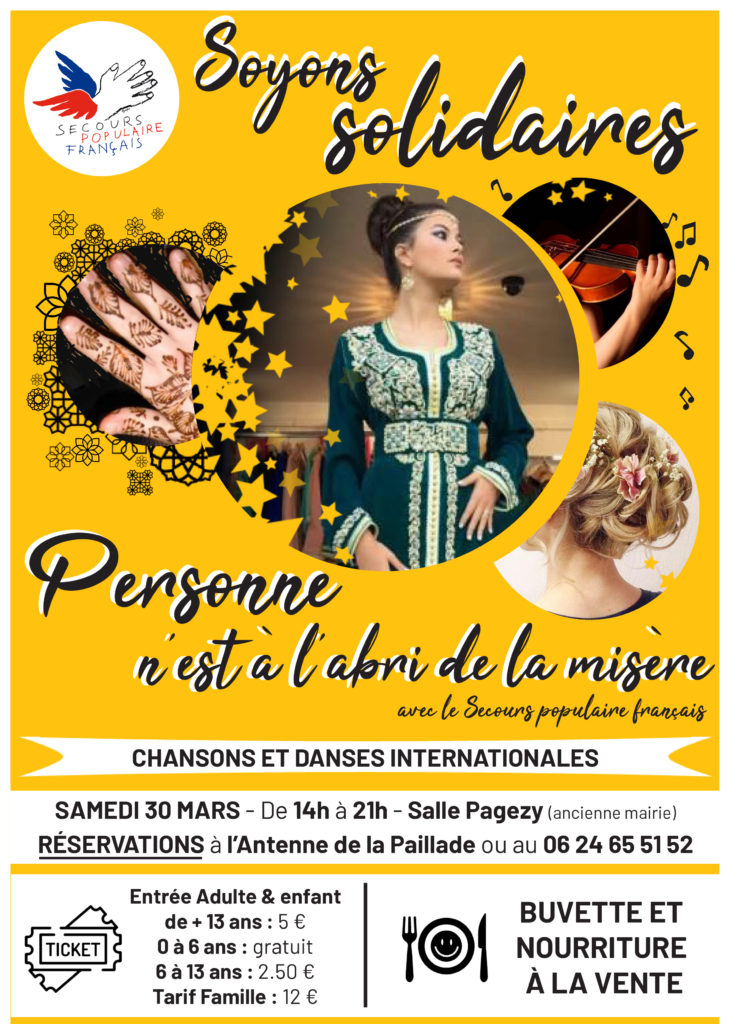 Ce Week-end Soyons Solidaires ! Chansons, danse, orchestre