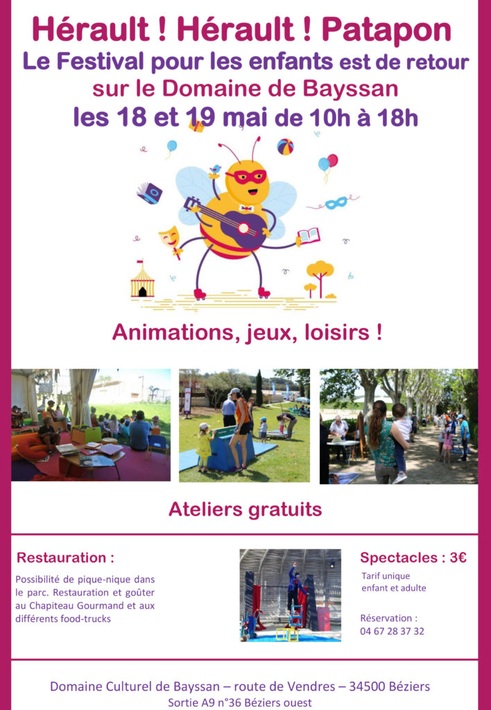 Festival pour les enfants - Domaine de BESSAN