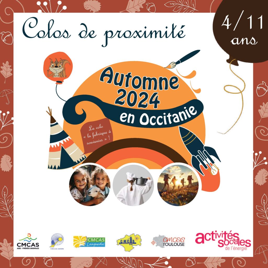 Début des inscriptions pour les colos d'automne 2024 !